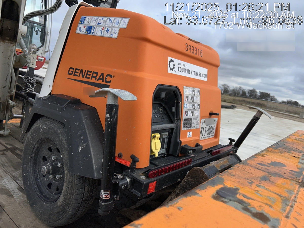 2024 Generac MLT2 Diesel, Flex Switch 120V Input, Powerzone Controller, 
(4) 320W LED Lights, 4kW Generator, 39.9 Gal Fuel Tank, 2" Ball, T3