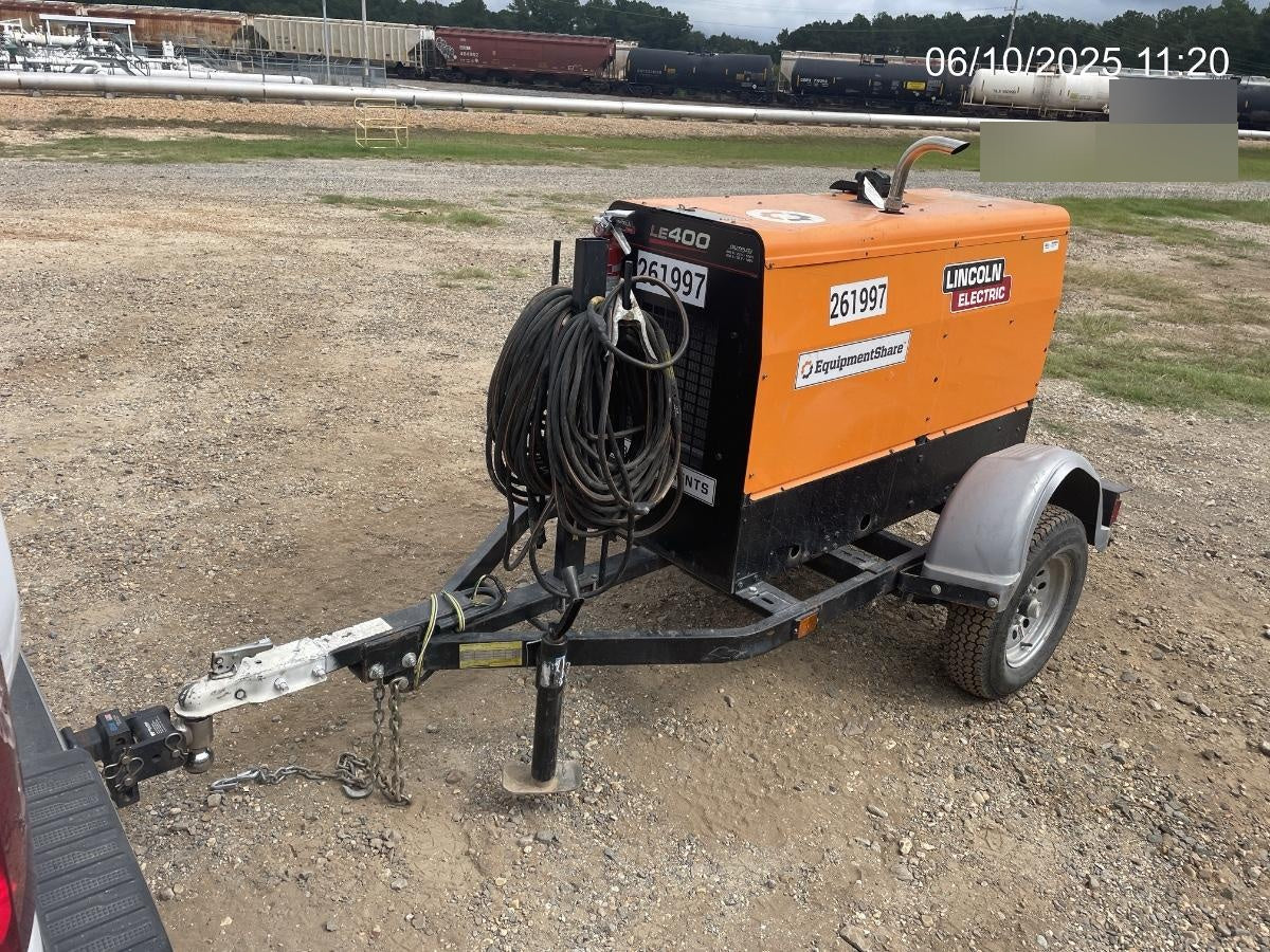 2022 Lincoln Electric LE400 Kubota V1505, Trlr, Cable Rack, Light Kit, ES Decals, T3