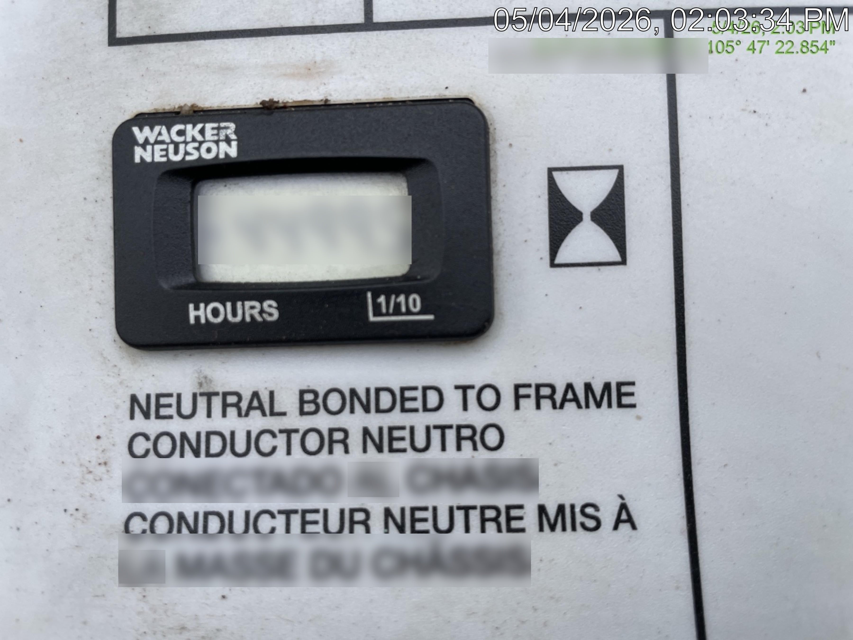 2019 Wacker Neuson LTV6L-MH Standard Options, ES Track Hardware, Fuel Level Sensor