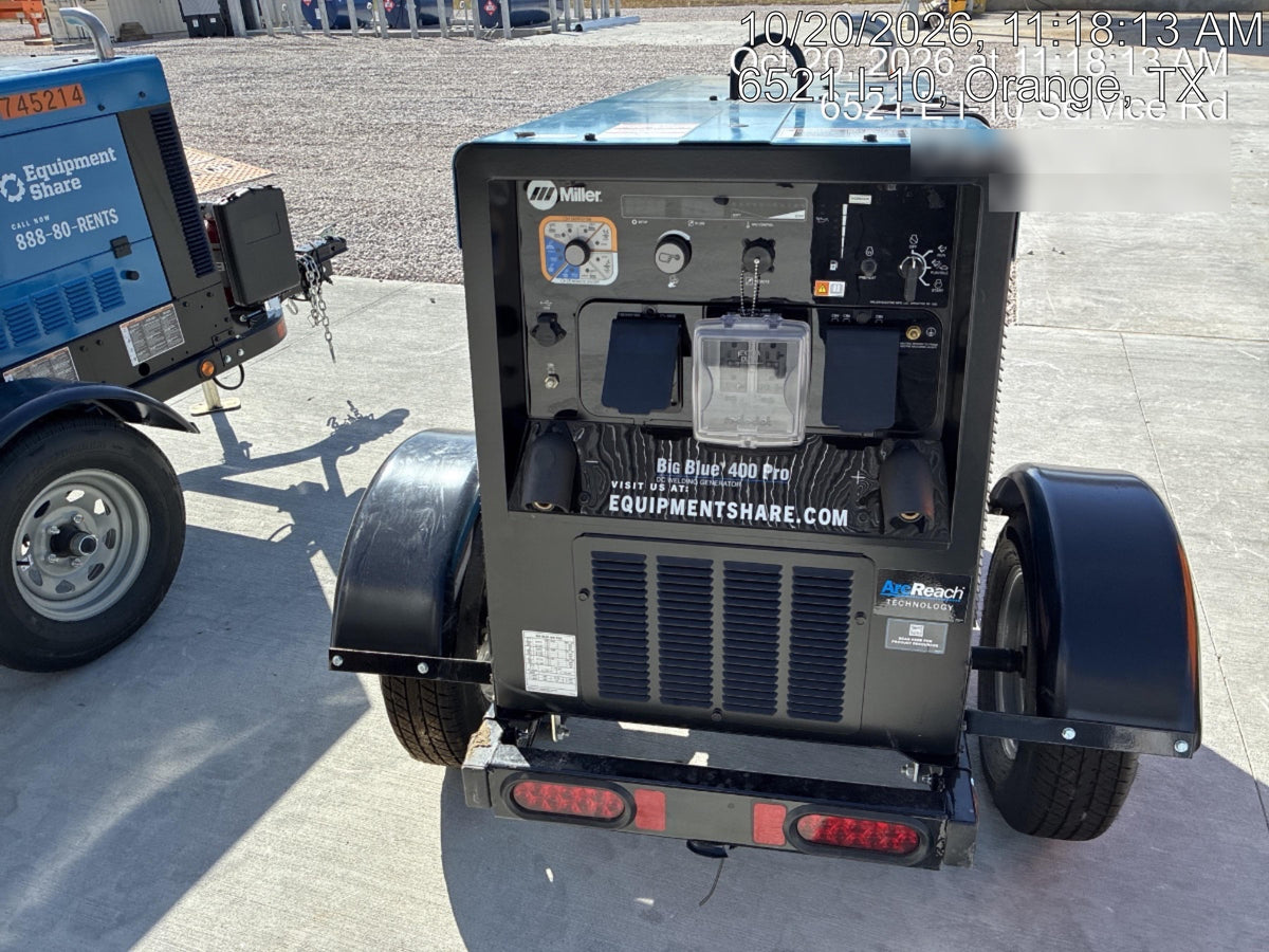 2026 MILLER ELECTRIC BIG BLUE 400