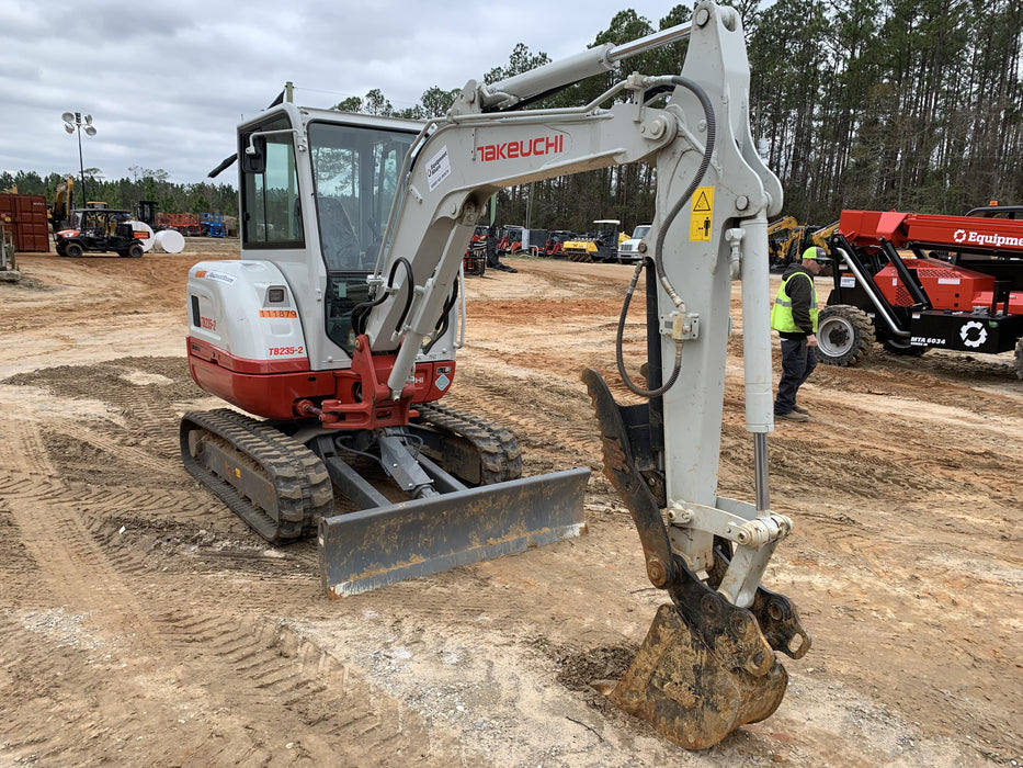 2020 Takeuchi TB-235-2CR Cab/Heat/Air, Rubber Tracks, Manual TAG QC