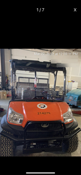 2022 Kubota RTV-X1140W-H Plastic Canopy, Windshield Acrylic Clear, LED Strobe Light, Wire Harness Kit, Back up Alarm