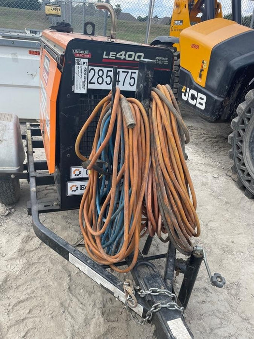 2022 Lincoln Electric LE400 Kubota V1505, Trlr, Cable Rack, Light Kit, ES Decals, T3