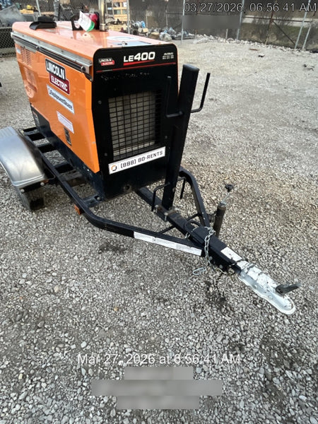2022 Lincoln Electric LE400 Kubota V1505, Trlr, Cable Rack, Light Kit, ES Decals, T3