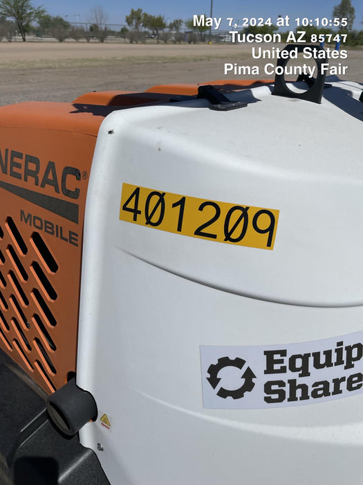 2024 Generac MLT2 Diesel, Flex Switch 120V Input, Powerzone Controller, 
(4) 320W LED Lights, 4kW Generator, 39.9 Gal Fuel Tank, 2" Ball, T3