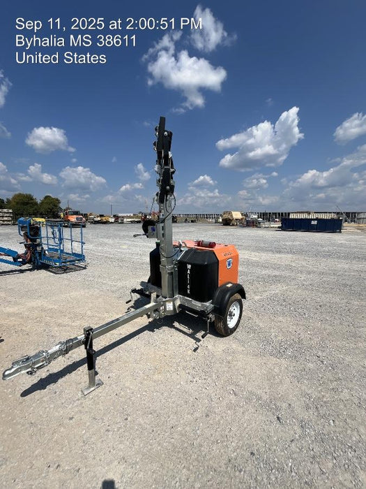 2024 Wanco WLTT-4MM4K Diesel, Mitsubishi L2E, 9.0HP @1800 rpm, Deep Sea Controller, Shore Power Plug, Auto Start, (4) 350W LED Floodlights, 4kW Generator, 60 Gal Fuel Tank, 2" Ball, T3