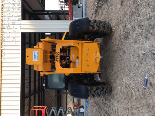 2019 JCB 509-42 74 HP w/Open ROPS, Beacon, Aux Hydraulics, LED Work lights, Solid Tires w/66" Carriage/60" Forks