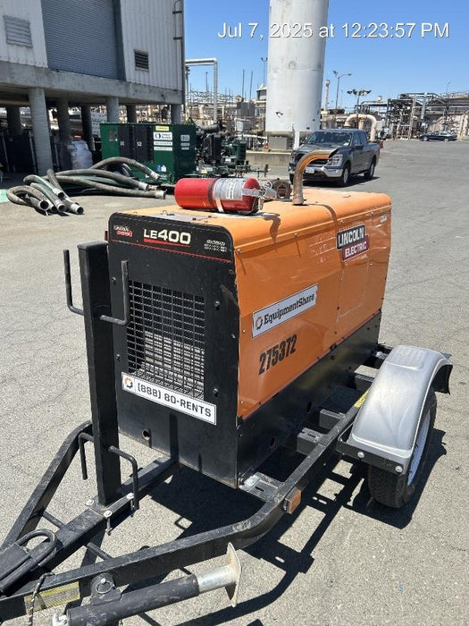 2022 Lincoln Electric LE400 Kubota V1505, Trlr, Cable Rack, Light Kit, ES Decals, T3