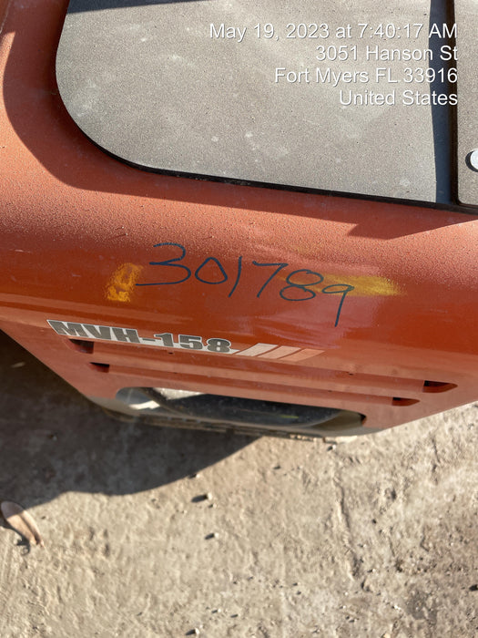 2023 Multiquip MVH158 Honda GX200, 17" Plate, Gas