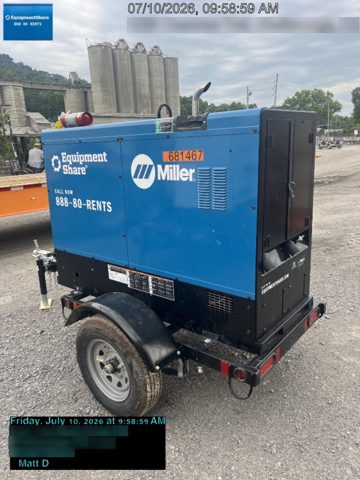 2026 MILLER ELECTRIC BIG BLUE 500