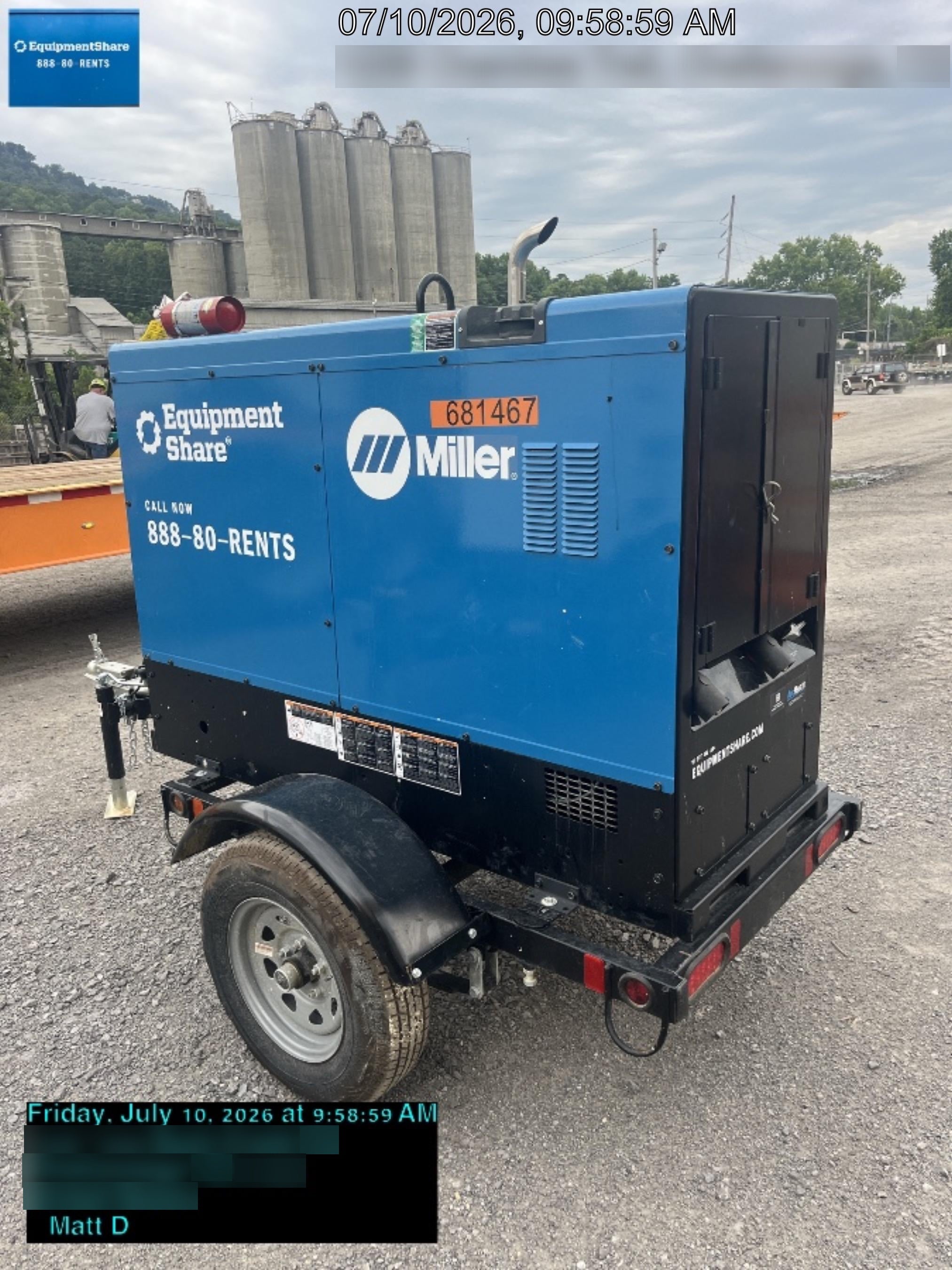 2026 MILLER ELECTRIC BIG BLUE 500