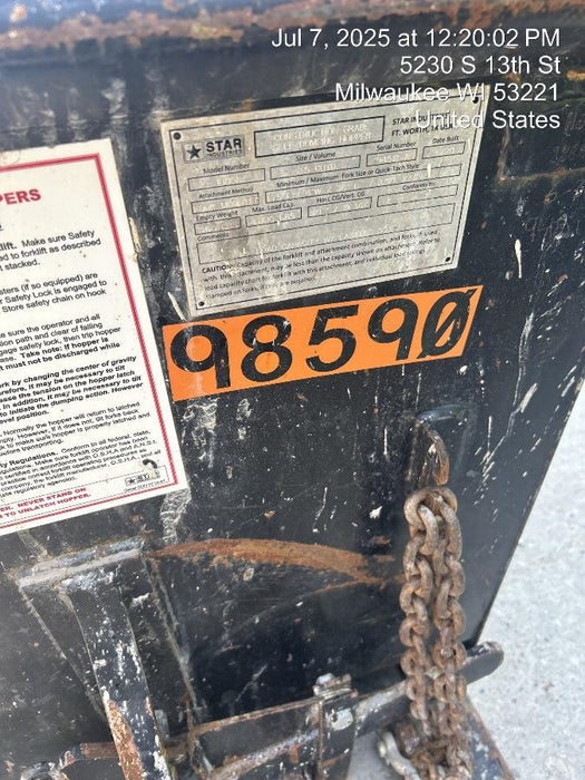 2020 STAR INDUSTRIES 1805N Hopper