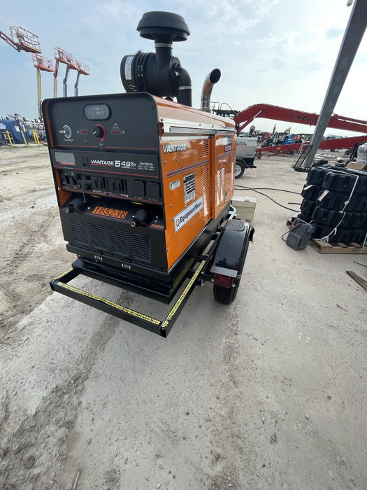 2021 Lincoln Electric Vantage 549X Ready Pak 3, ORANGE (includes trailer, cable rack, fender light kit)