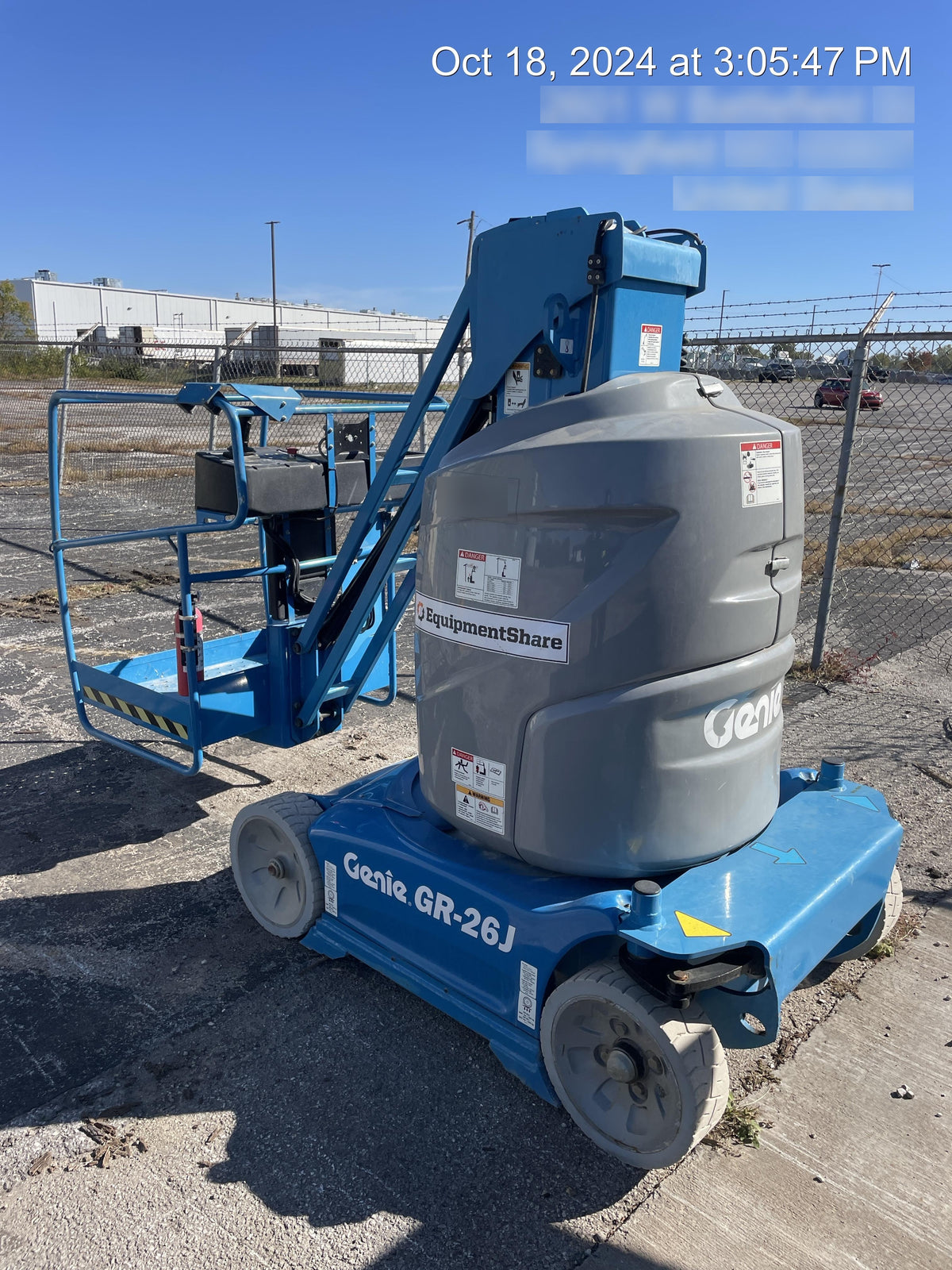 2020 GENIE GR-26J