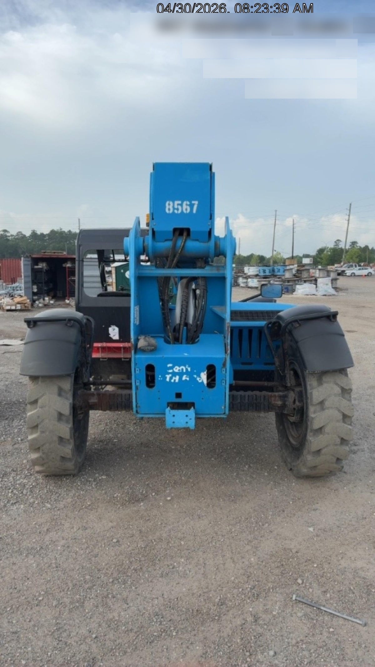 2018 Genie GTH-636 Genie GTH-636 w/Open ROPS, Solid Tires, Work Light/Beacon, 48" Carriage and Forks