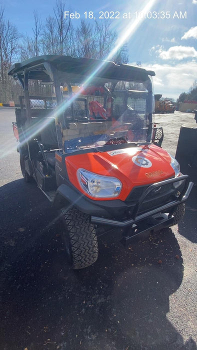 2021 Kubota RTV-X1140W-H Plastic Canopy, Windshield Acrylic Clear, LED Strobe Light, Wire Harness Kit, Back up Alarm