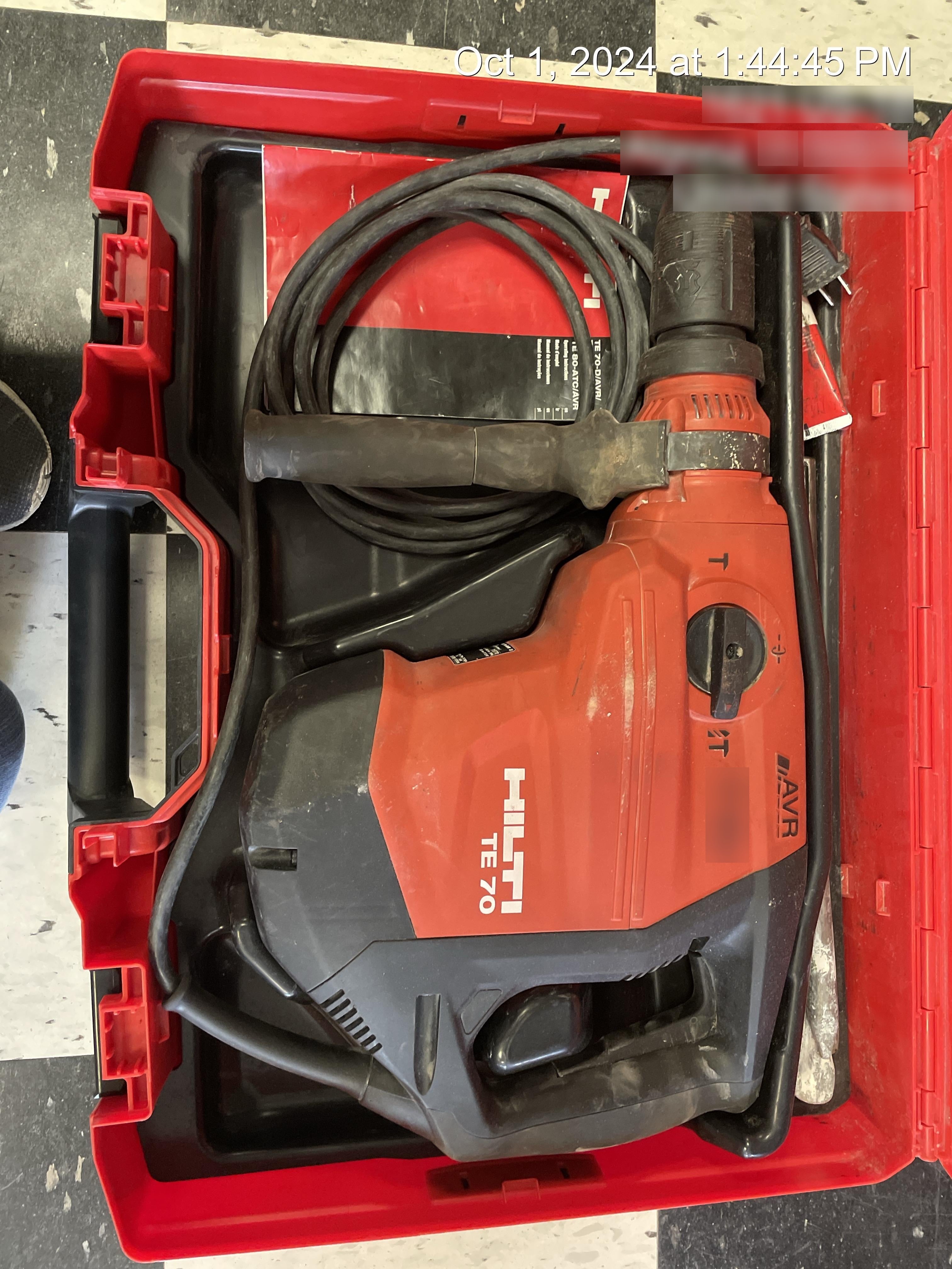 2019 HILTI TE 70-AVR