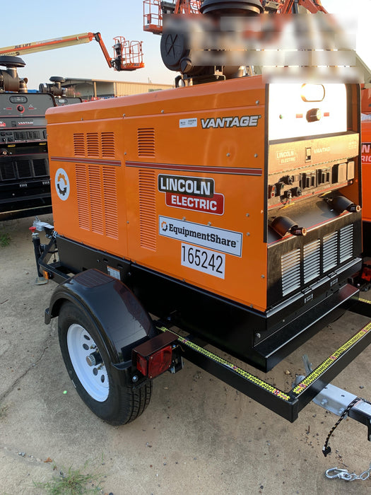 2021 Lincoln Electric Vantage 549X Ready Pak 3, ORANGE (includes trailer, cable rack, fender light kit)