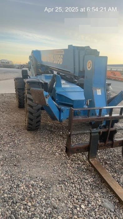 2018 Genie GTH-1056 Genie GTH-1056 w/ROPS, Work Lights, Solid Tires, RH Cab Mesh, Beacon, 60" Carriage and Forks