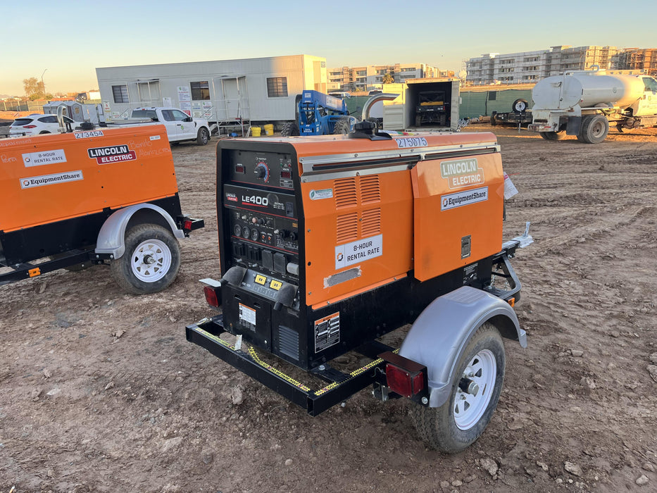 2022 Lincoln Electric LE400 Kubota V1505, Trlr, Cable Rack, Light Kit, ES Decals, T3