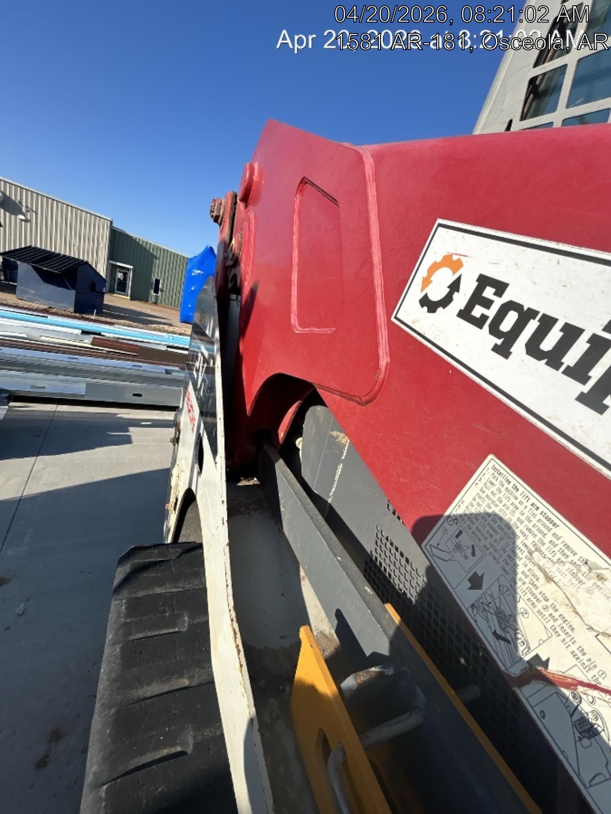 2018 Takeuchi TL12V2C Takeuchi TL12V2C Cab Skid Steer Track Loader, 80" HD dirt bucket with 9 teeth