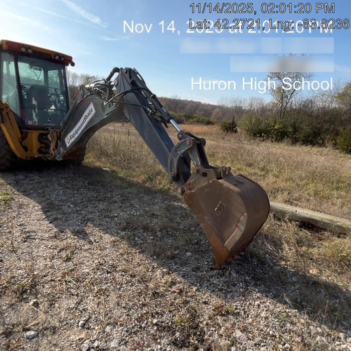 2020 John Deere 310LEP Cab/Heat/Air, 4WD, Standard Stick, Pilot Controls, 2 Way Hydraulics, TAG Manual QC