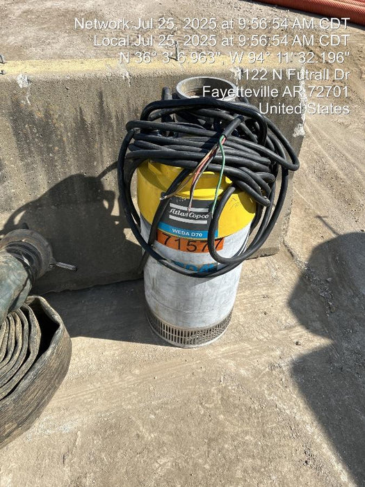 2021 ATLAS COPCO WEDA D70L 460V D TB 60Hz CSA 6"NPT