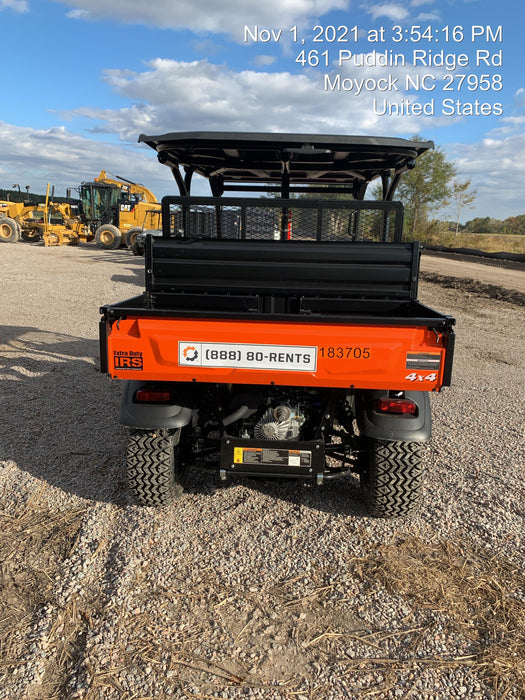 Kubota RTV-X1140W-H Plastic Canopy, Windshield Acrylic Clear, LED Strobe Light, Wire Harness Kit, Back up Alarm