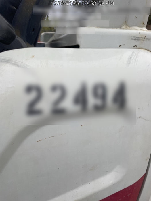 2019 Takeuchi TB260 Takeuchi TB260 Canopy w/Rubber Tracks, Auxiliary Hydraulics, Standard Blade, Manual QC