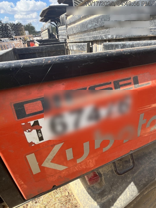 2021 Kubota RTV-X1140W-H Plastic Canopy, Windshield Acrylic Clear, LED Strobe Light, Wire Harness Kit, Back up Alarm
