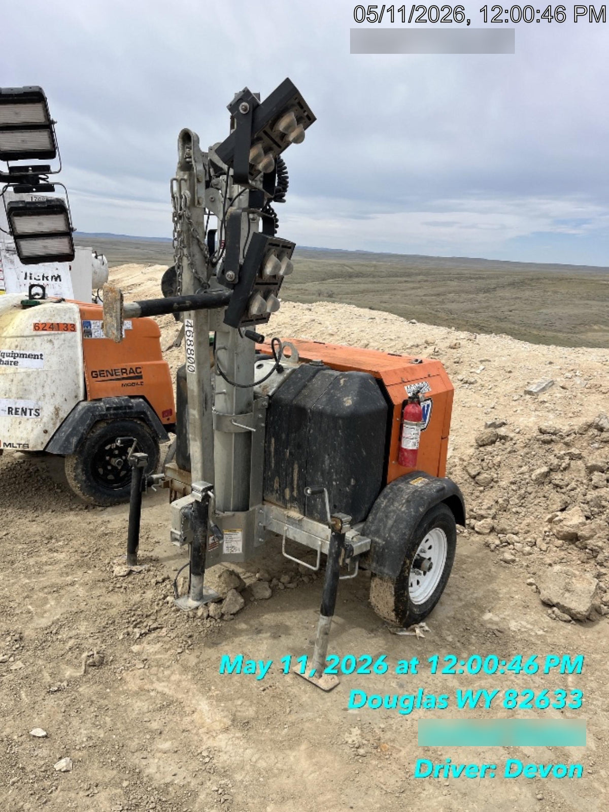 2024 Wanco WLTT-4MM4K Diesel, Deep Sea Controller, Shore Power Plug, Auto Start, (4) 350W LED Floodlights, 4kW Generator, 60 Gal Fuel Tank, 2" Ball, T3