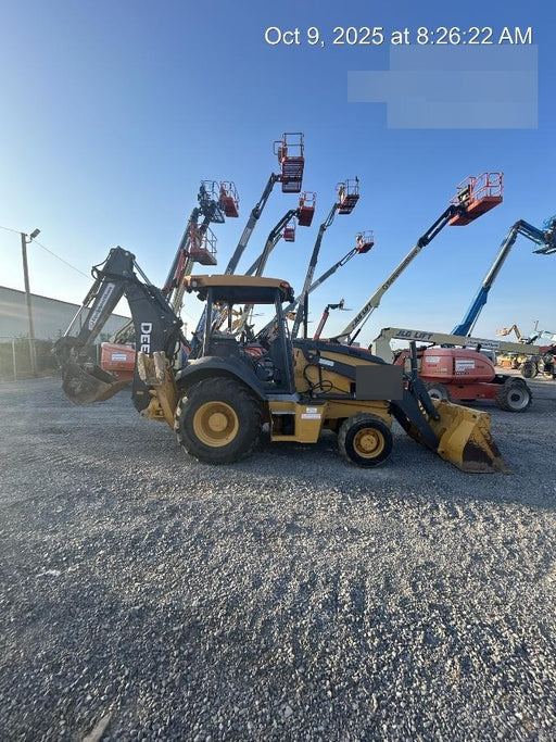 2020 John Deere 310LEP Canopy, 4WD, Standard Stick, Pilot Controls, 2 Way Hydraulics, TAG Manual QC