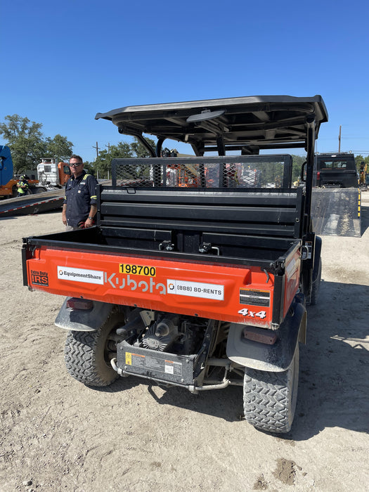 2022 Kubota RTV-X1140W-H Plastic Canopy, Windshield Acrylic Clear, LED Strobe Light, Wire Harness Kit, Back up Alarm