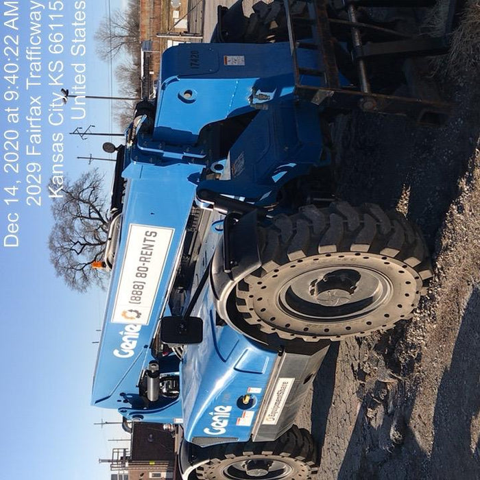 2018 Genie GTH-636 Genie GTH-636 w/Open ROPS, Solid Tires, beacon/work lights, 48" carriage/forks