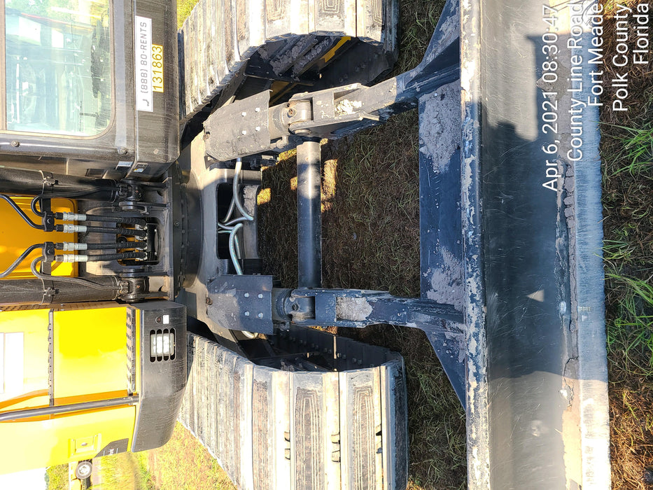 2020 Sany SY155U Rubber Tracks, Front Blade