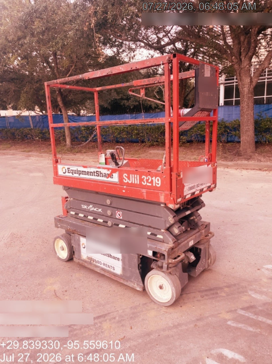 2019 Skyjack SJIII-3219 Standard Options, Trojan Batteries