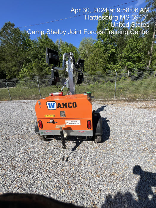 2023 Wanco WLTT-4MM4K Diesel, Deep Sea Controller, Shore Power Plug, Auto Start, (4) 350W LED Floodlights, 4kW Generator, 60 Gal Fuel Tank, 2" Ball, T3