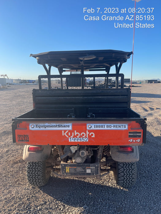2022 Kubota RTV-X1140W-H Plastic Canopy, Windshield Acrylic Clear, LED Strobe Light, Wire Harness Kit, Back up Alarm