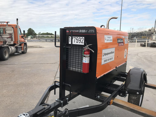 2021 Lincoln Electric Vantage 322 Vantage 322 Ready Pak 3 w/ Decals, ORANGE (includes trailer, cable rack, fender light kit) NO Telematics