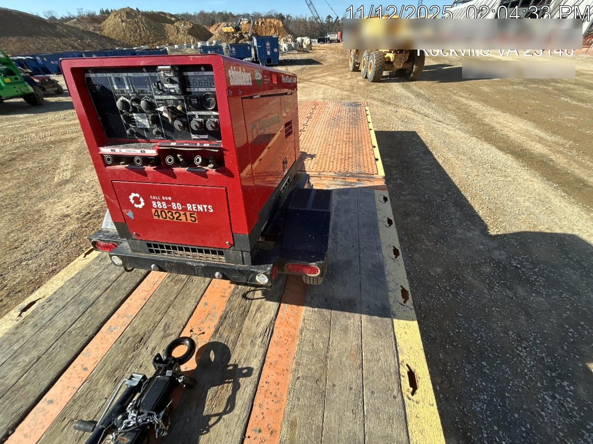 2024 Shindaiwa DGW400MDL Kubota D902 Engine, 23 HP, Dual Op Welder, Wire, Arc, Droop Stick, Tig, and CC Stick Functionality, Simulphase, 3 Phase and 1 Phase Gen Output, Single Axle NB Trlr, Slr Trckl Chrg 12V 12W, Fire Ext