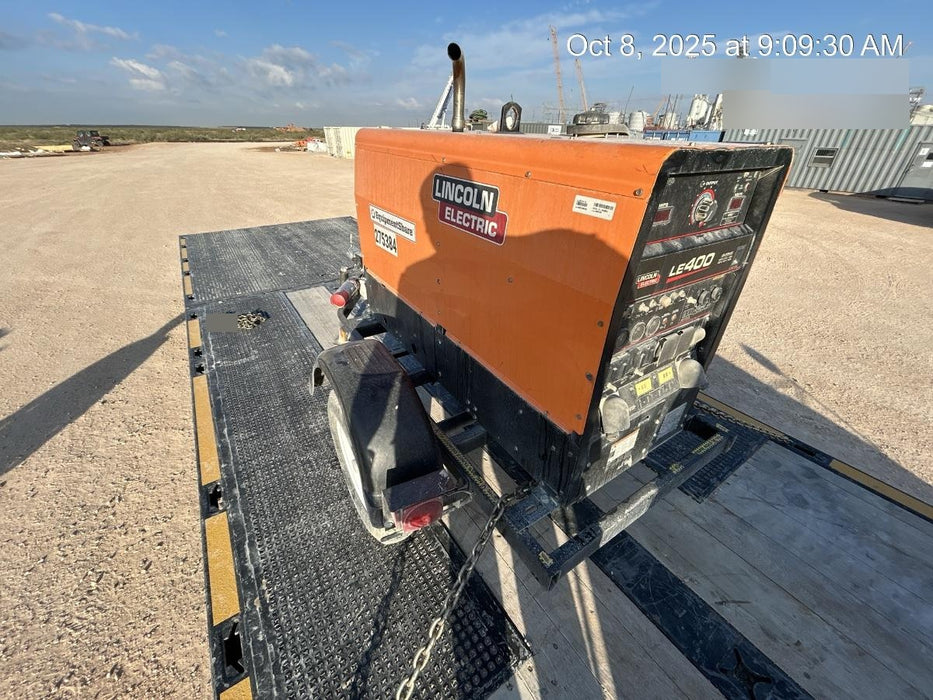 2022 Lincoln Electric LE400 Kubota V1505, Trlr, Cable Rack, Light Kit, ES Decals, T3