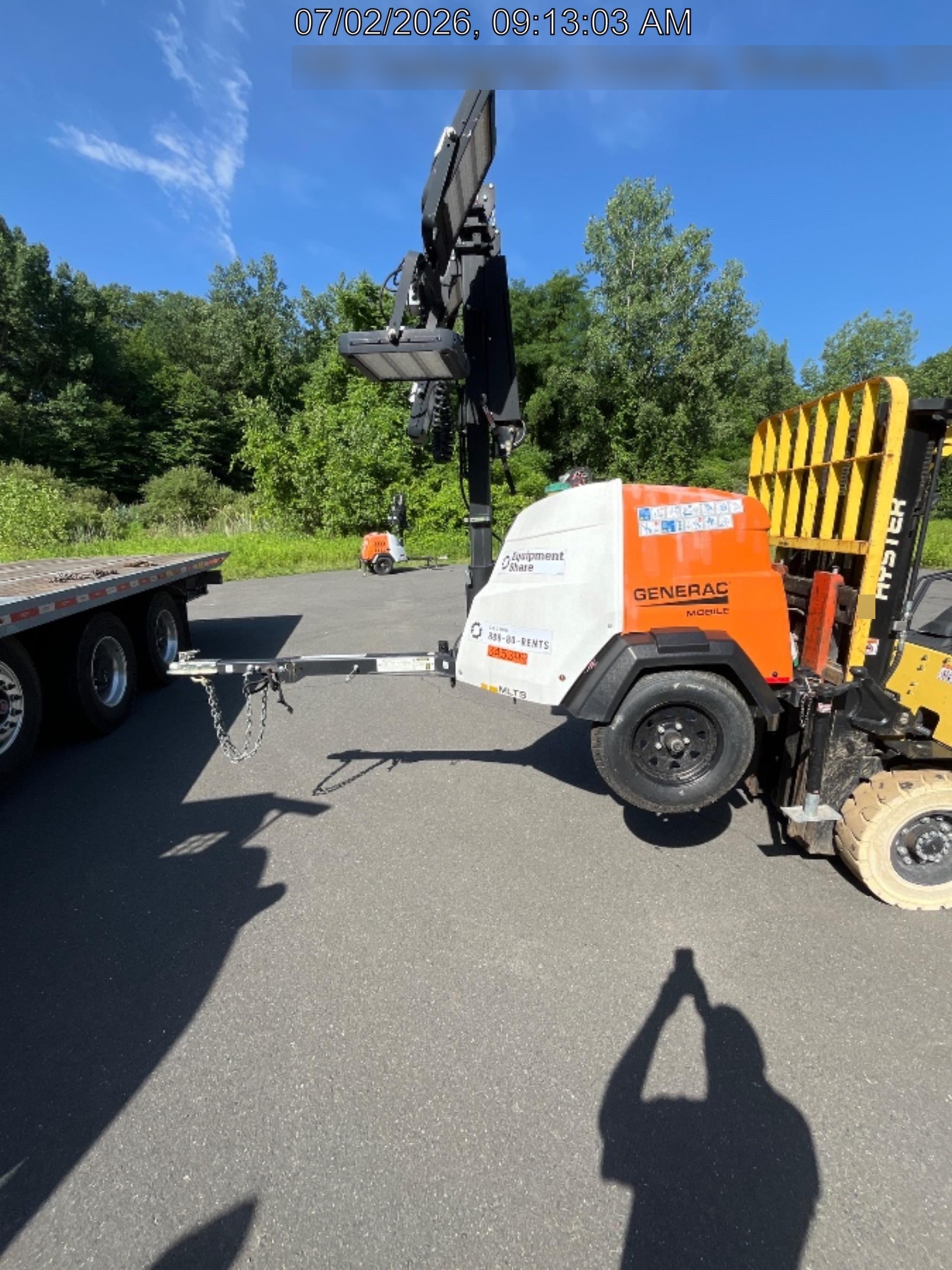 2023 Generac MLT2 Diesel, Flex Switch 120V Input, Powerzone Controller, (4) 320W LED Lights, 4kW Generator, 39.9 Gal Fuel Tank, 2" Ball, T3
