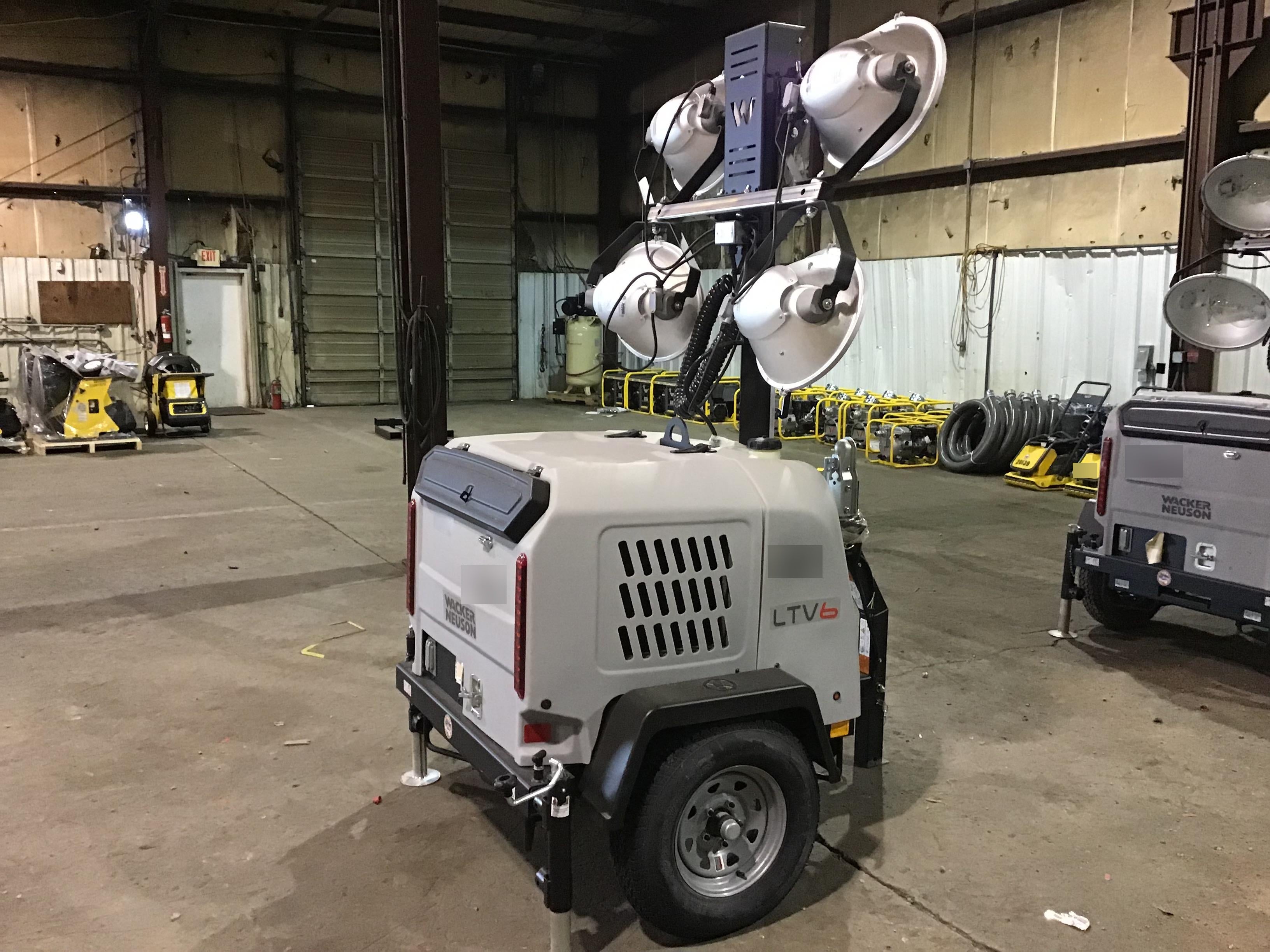 2018 Wacker Neuson LTV6L-MH Wacker Neuson LTV6L Mobile Light Tower w/Fuel Level Sensor Installed