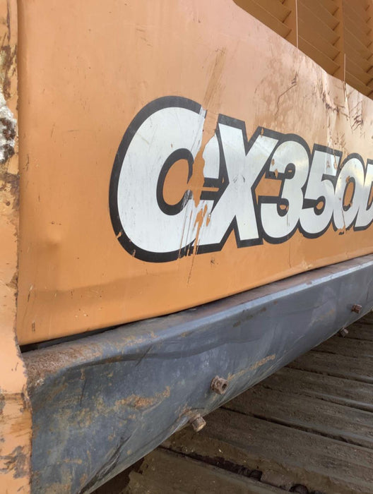 2017 Case CX350D CAB A/C, 13'-3" ARM, STEEL TRACKS