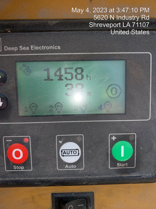 2022 Allmand NLV3GR (4) LED Light Fixture 350W, 23' Vertical Mast, 3kW Prime, Towable, Deep Sea L401, Leveling Jacks, Yanmar T4F 5.8hp