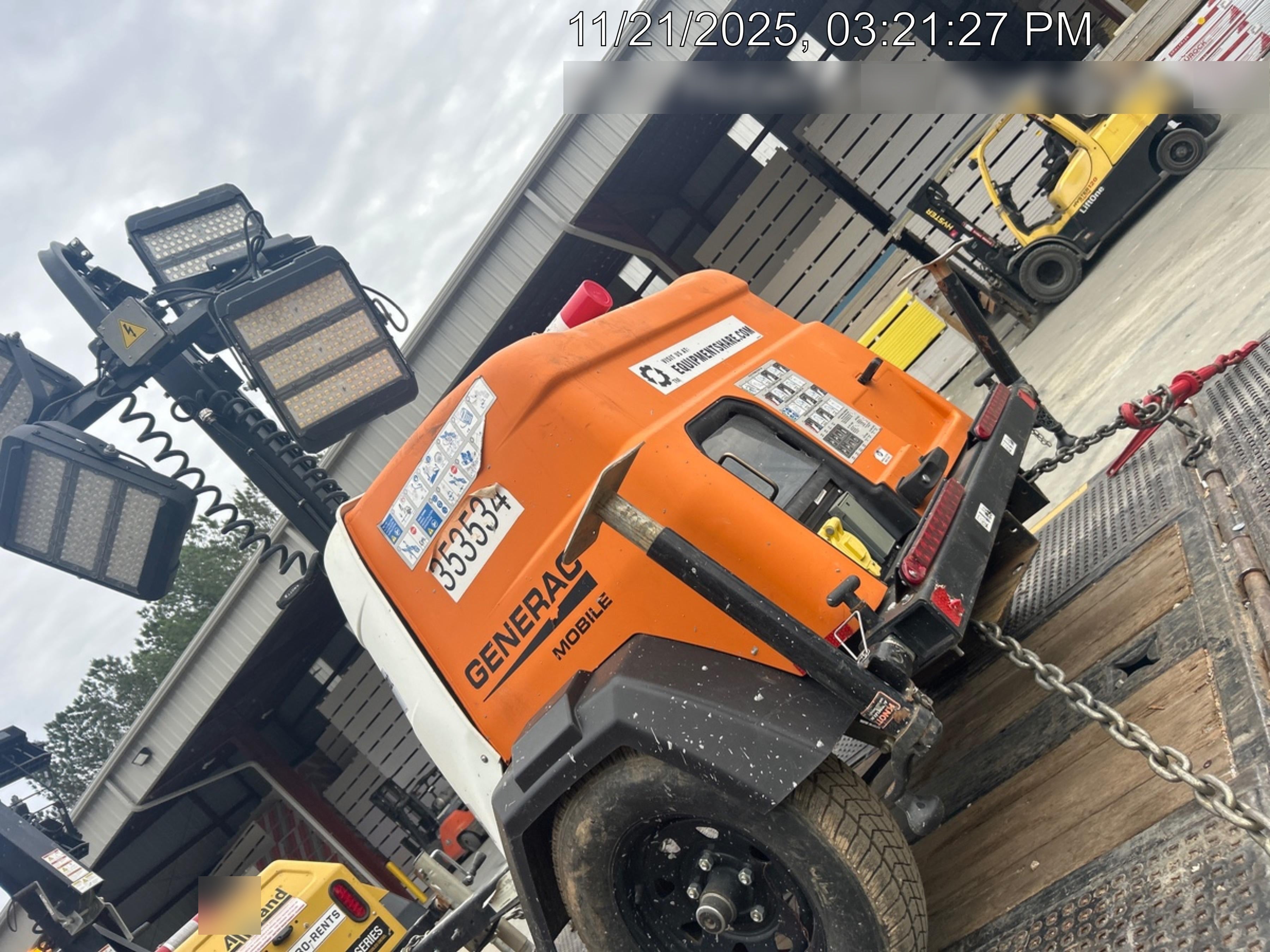 2023 Generac MLT2 Diesel, Flex Switch 120V Input, Powerzone Controller, (4) 320W LED Lights, 4kW Generator, 39.9 Gal Fuel Tank, 2" Ball, T3