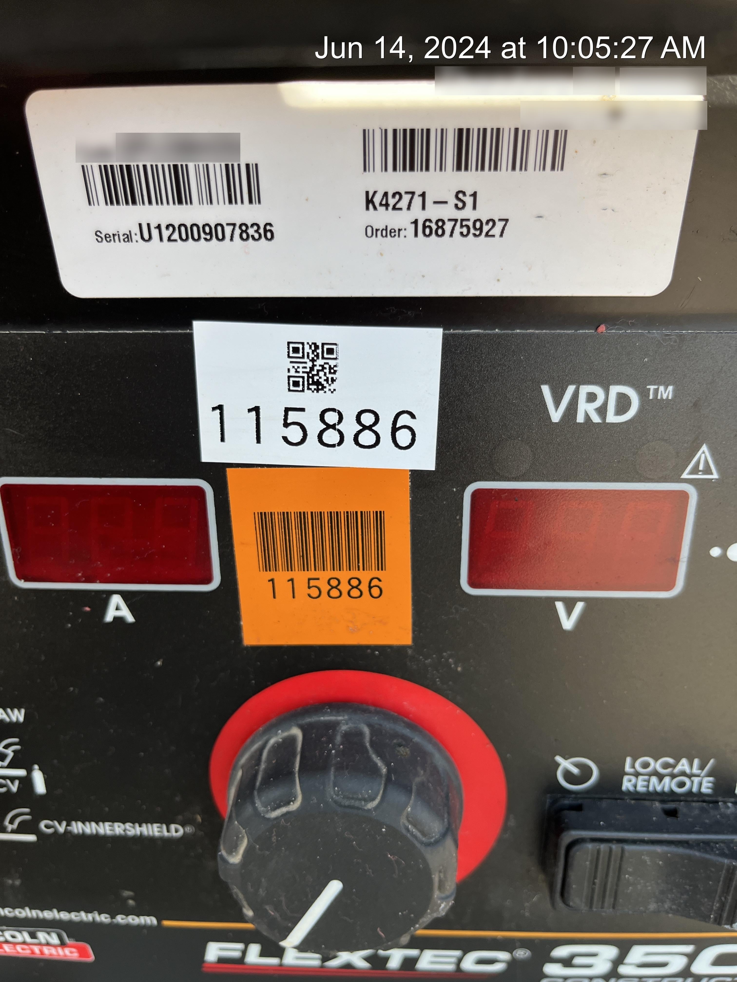 2020 LINCOLN ELECTRIC FLEXTEC 350X