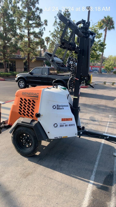 2023 Generac MLT2 Diesel, Flex Switch 120V Input, Powerzone Controller, (4) 320W LED Lights, 4kW Generator, 39.9 Gal Fuel Tank, 2" Ball, T3