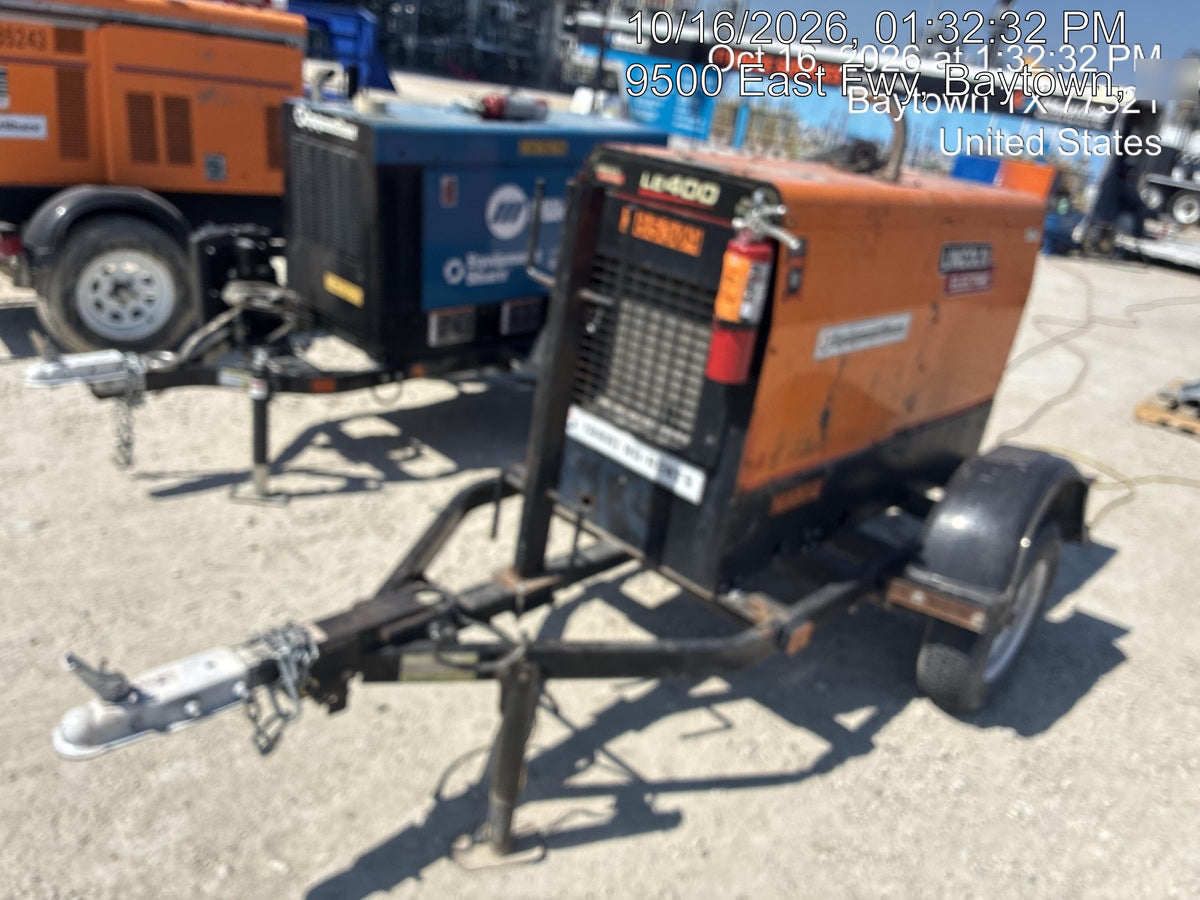 2022 Lincoln Electric LE400 Kubota V1505, Trlr, Cable Rack, Light Kit, ES Decals, T3