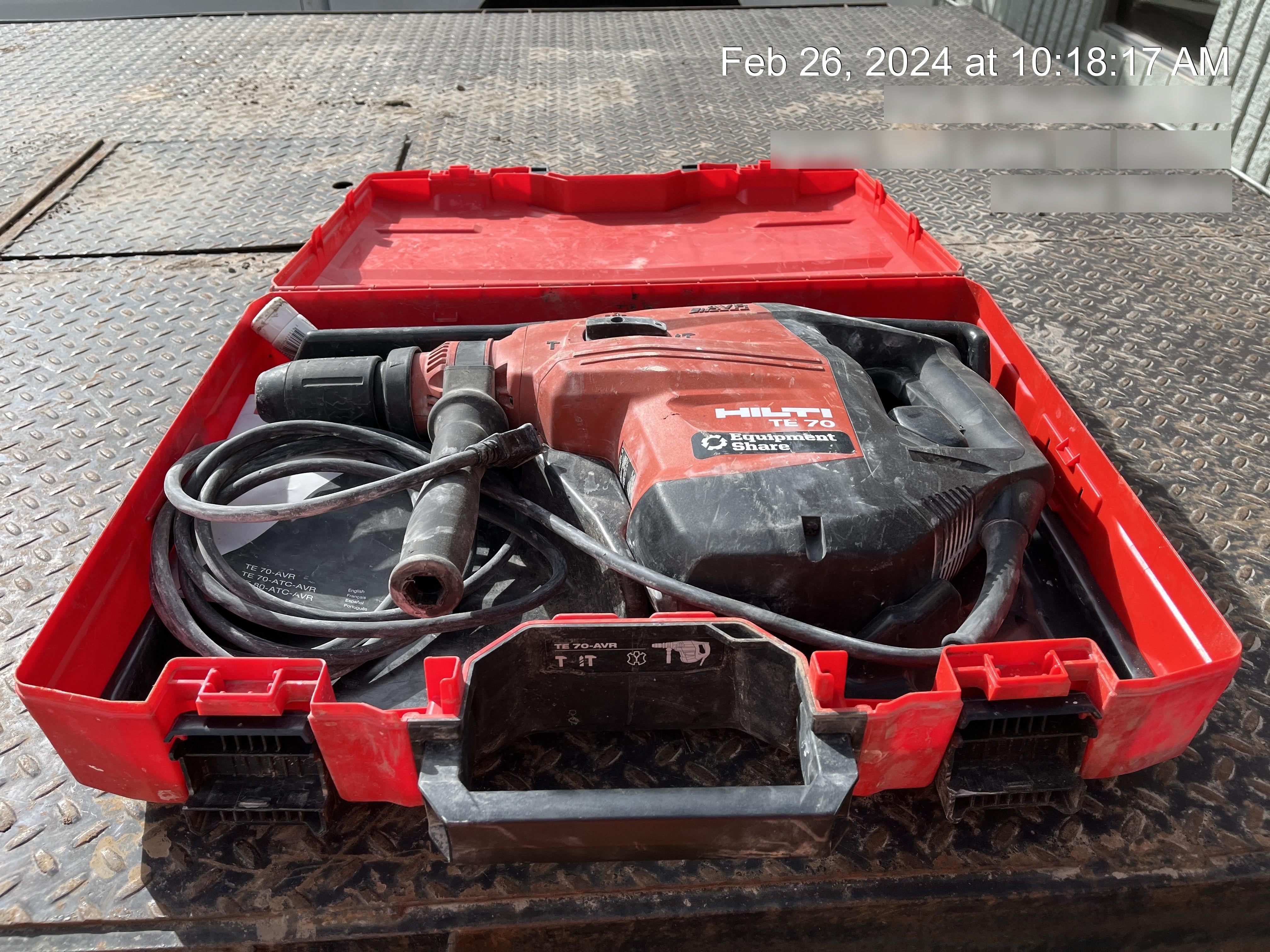 2020 HILTI TE 70-AVR